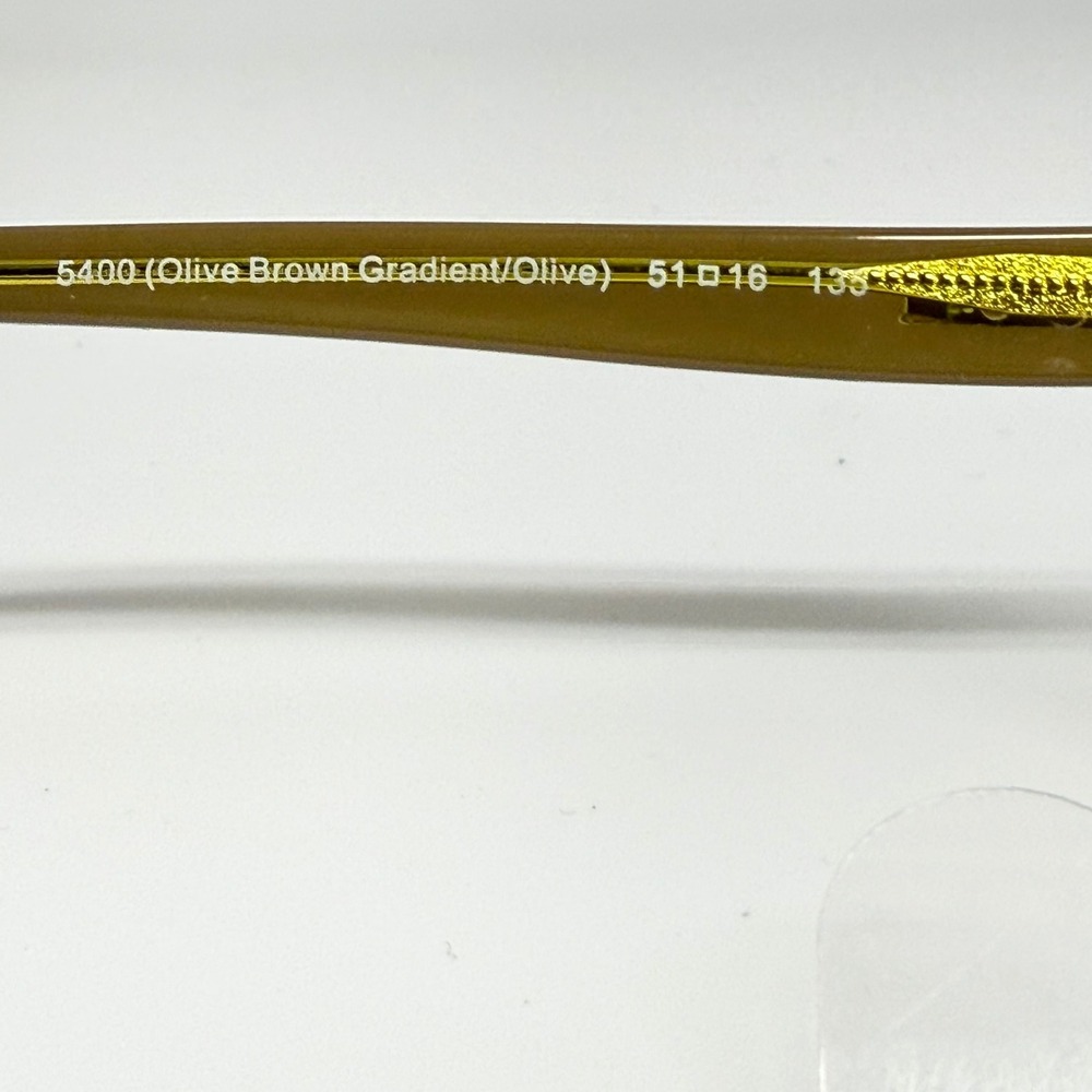 Coach HC6089 Eyeglasses Olive Brown Gradient Olive Green Frames 51-16-135 5400 - Picture 5 of 7